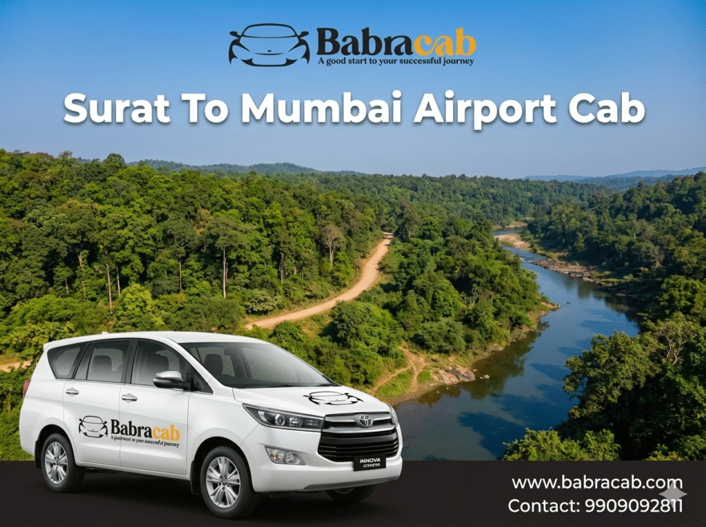 Surat To Mumbai Airport Cab