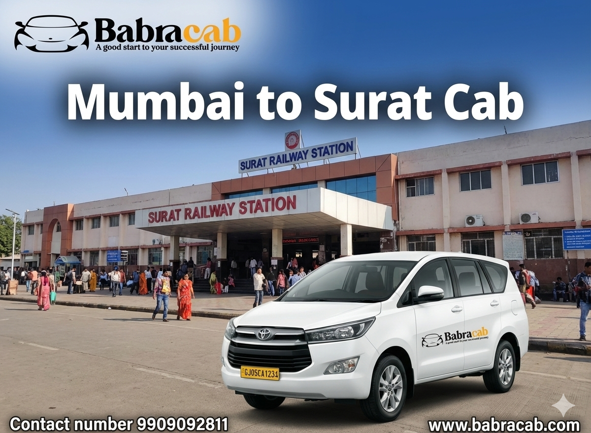 Mumbai to Surat Cab