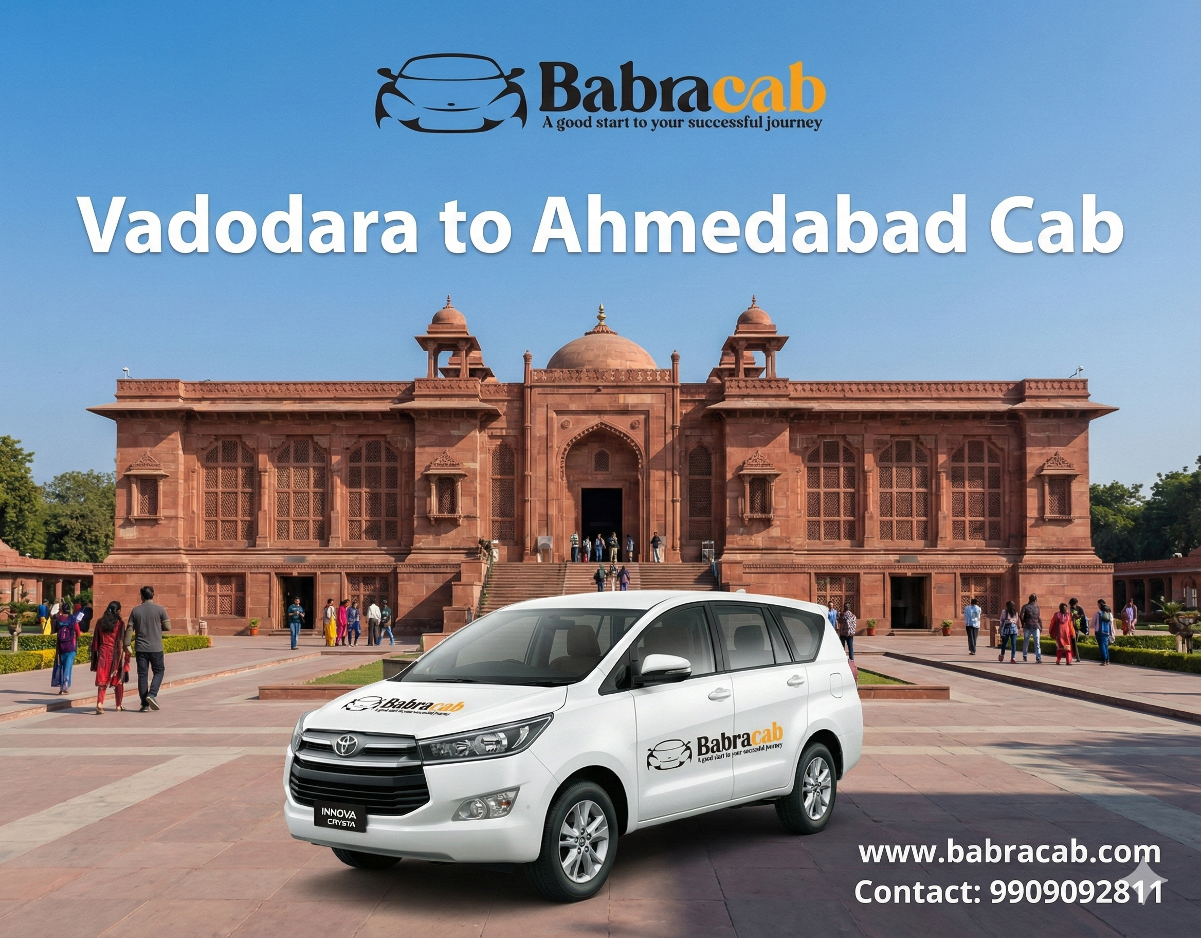 Vadodara to Ahmedabad Cab